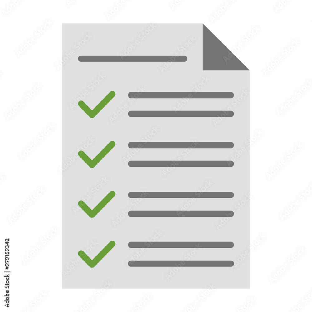 Checklist Vector Flat Icon Design Checklist Vector Flat Icon Design