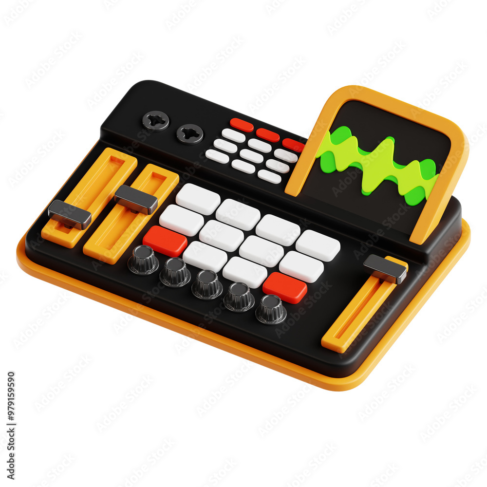 Podcast Soundboard with Audio Wave Podcast Soundboard with Audio Wave