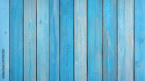 Blue Wooden Plank Background Texture