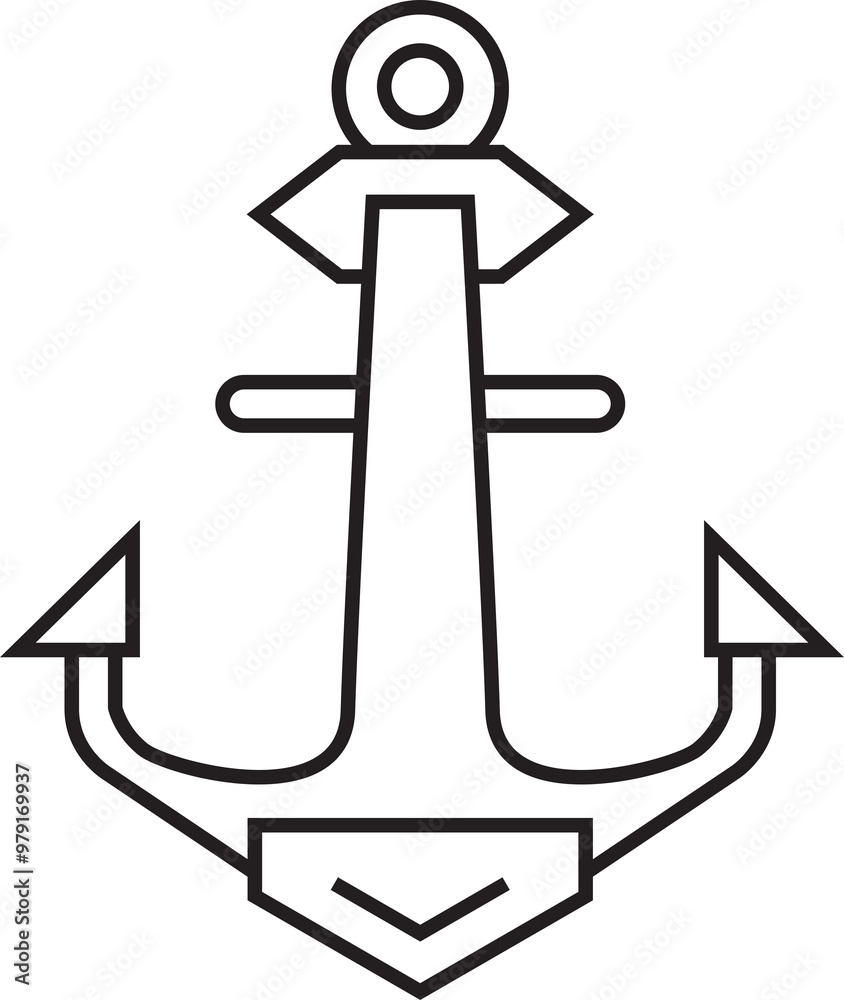 Anchor Line Symbol Anchor Line Symbol