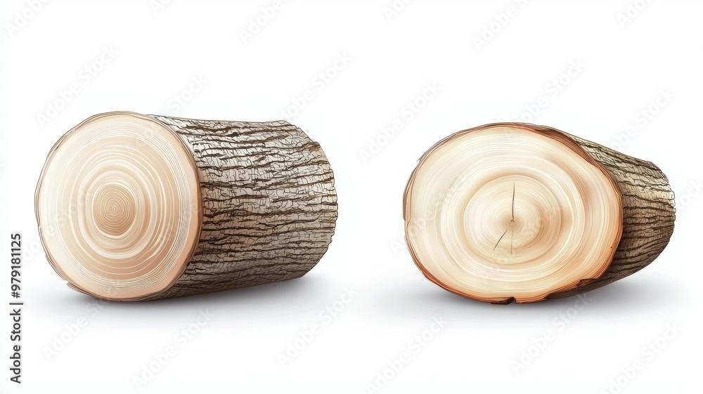 Two pieces of wood with a large hole in the middle Two pieces of wood with a large hole in the middle