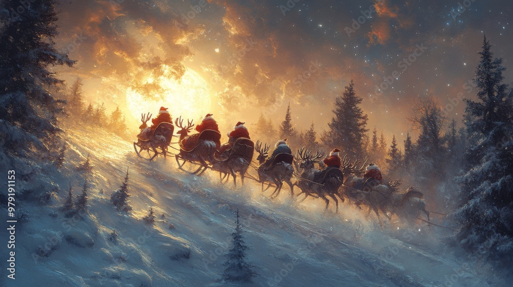 Santa's Golden Hour Sleigh Ride Santa's Golden Hour Sleigh Ride