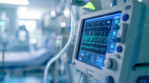 A close-up of modern healthcare gadgets used in remote patient monitoring