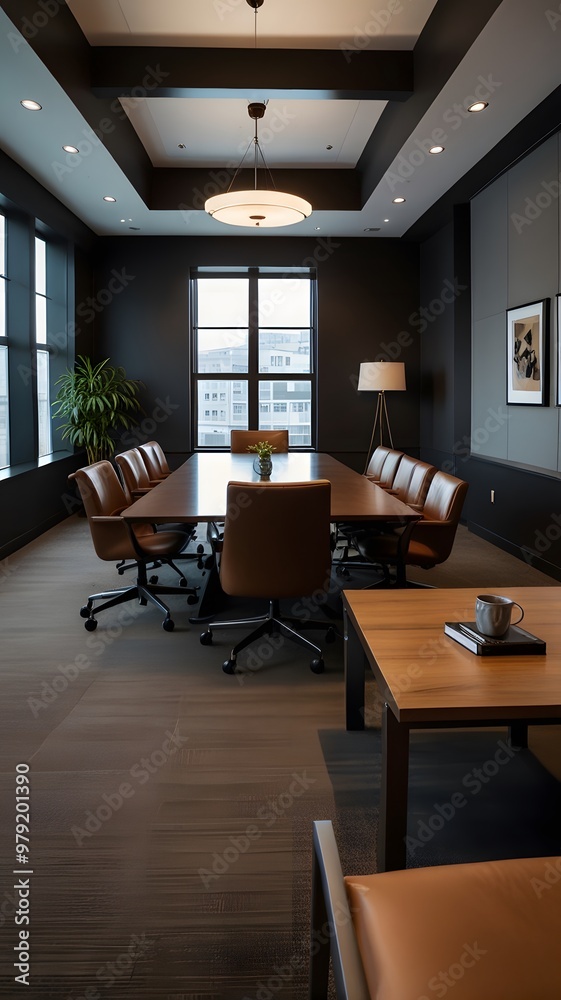 Empty Business Conference Room Office Workplace Empty Business Conference Room Office Workplace