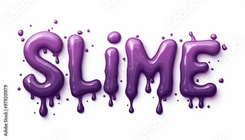  Vibrant purple slime perfect for a fun and quirky project photo