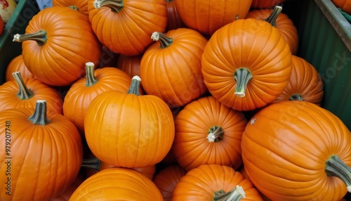  Autumn harvest bounty in a bin