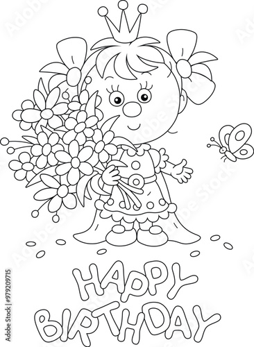 Happy birthday card with a ...