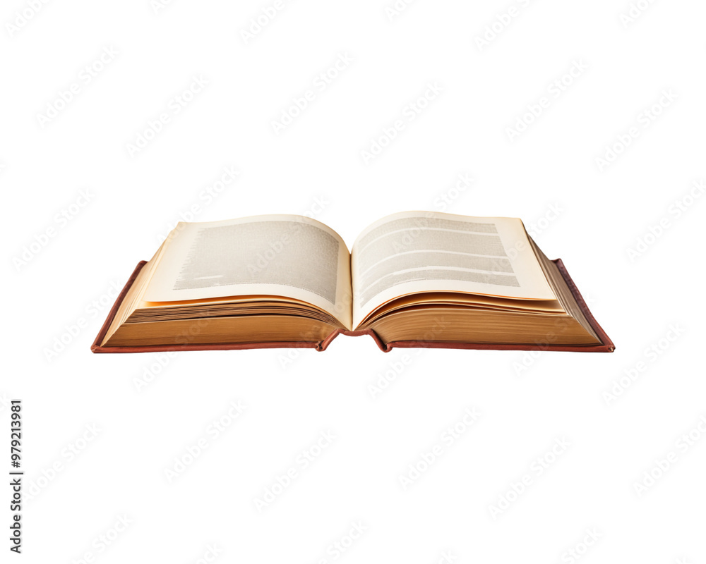 Open book pages with a white background and a brown cover are perfect for teaching about books, reading, libraries, and book related topics. Generative AI Open book pages with a white background and a brown cover are perfect for teaching about books, reading, libraries, and book related topics. Generative AI