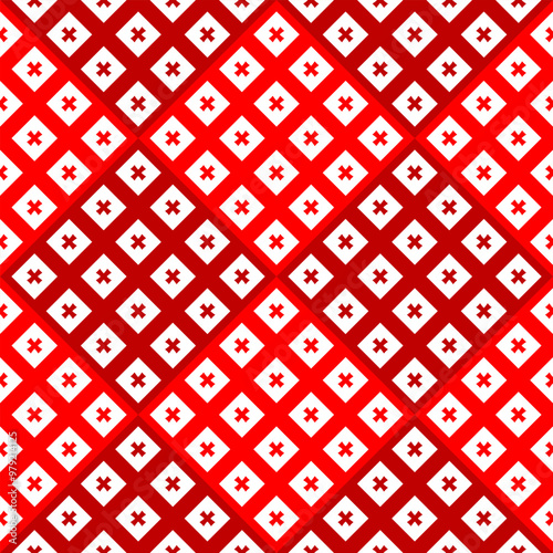 georgia country flag pattern. geometric background. vector illustration