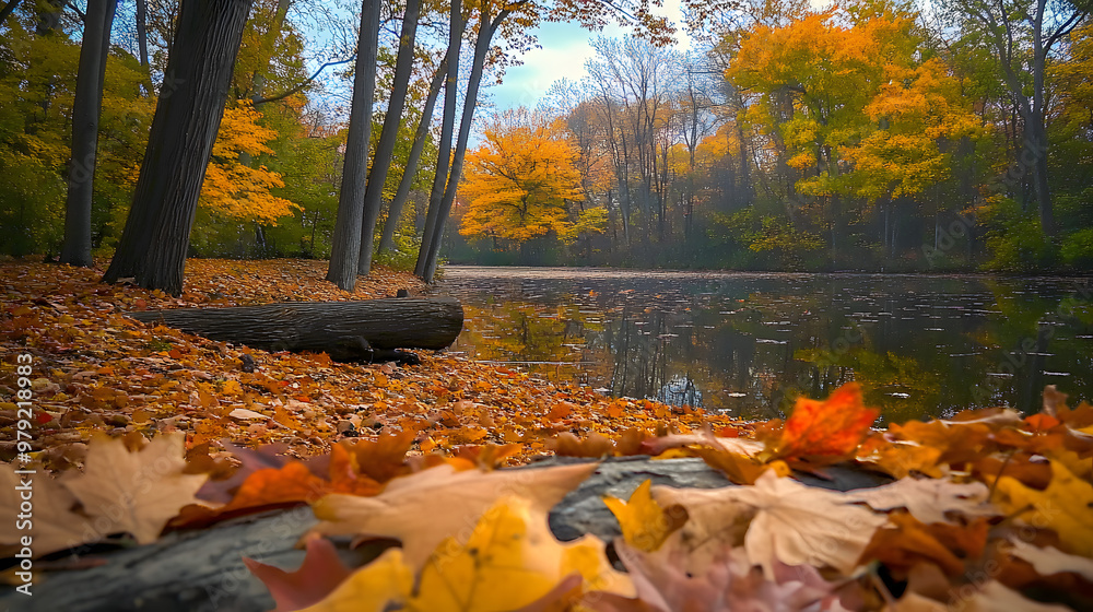 Autumn in Hendrie Valley Sanctuary Royal Botanical Garden Burlington Ontario Canada : Generative AI Autumn in Hendrie Valley Sanctuary Royal Botanical Garden Burlington Ontario Canada : Generative AI