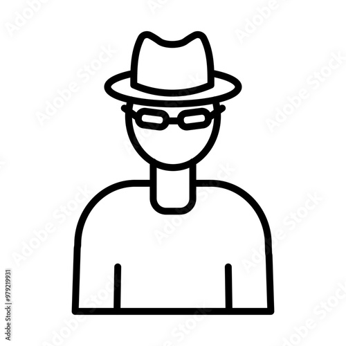 Espionage line icon