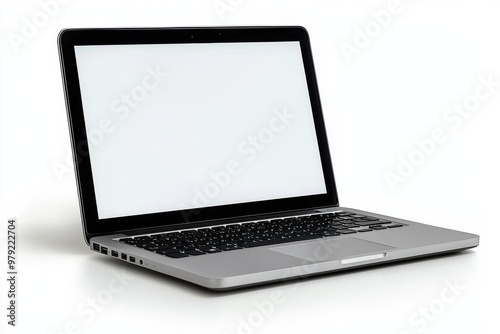 Laptop Mockup on Isolated white background created with Generative AI