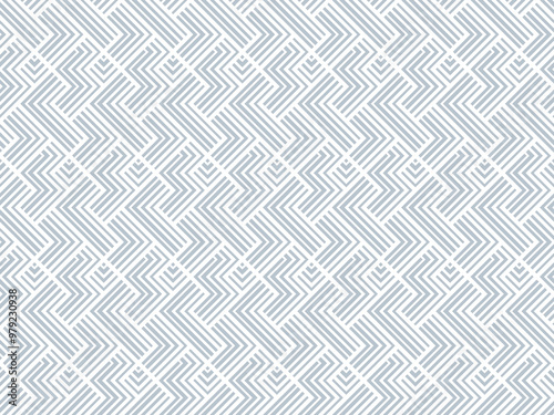 Abstract geometric pattern. A seamless vector background. White and gray ornament. Graphic modern pattern. Simple lattice graphic design