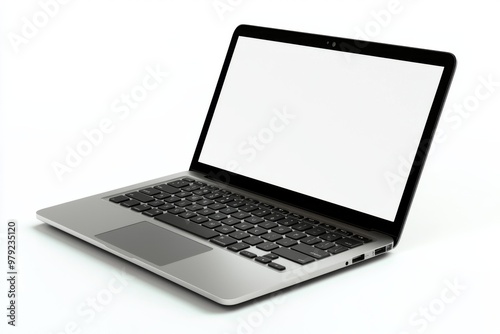 Laptop Mockup on Isolated white background created with Generative AI