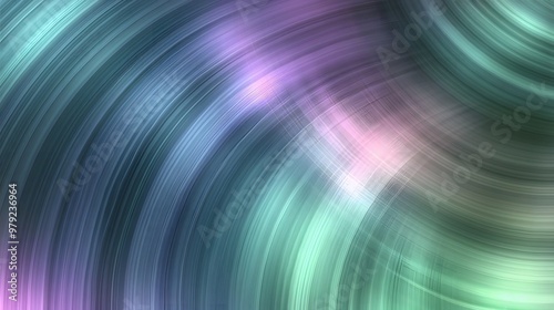 Abstract Swirling Teal and Purple Background