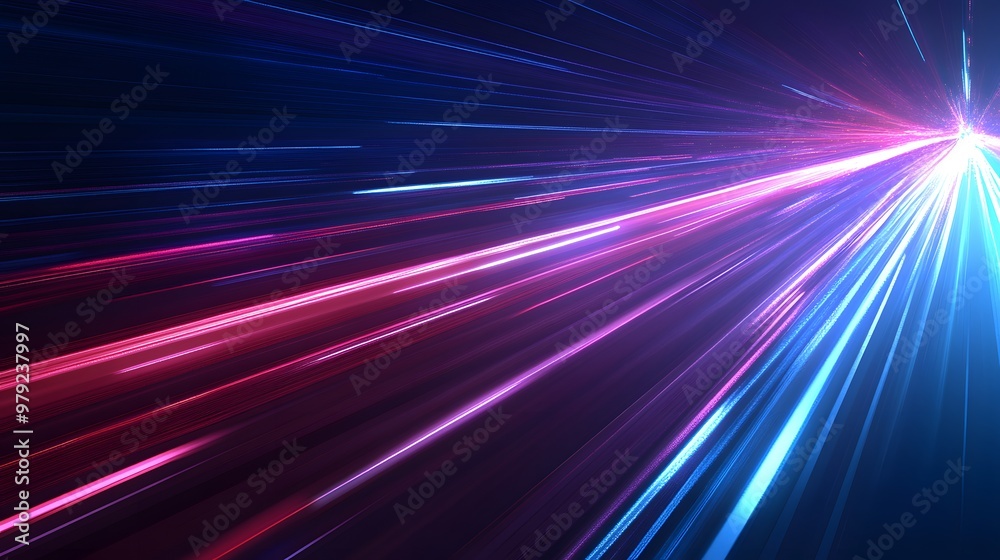Abstract Neon Lights Streaks Background Futuristic Glowing Speed Lines Abstract Neon Lights Streaks Background Futuristic Glowing Speed Lines