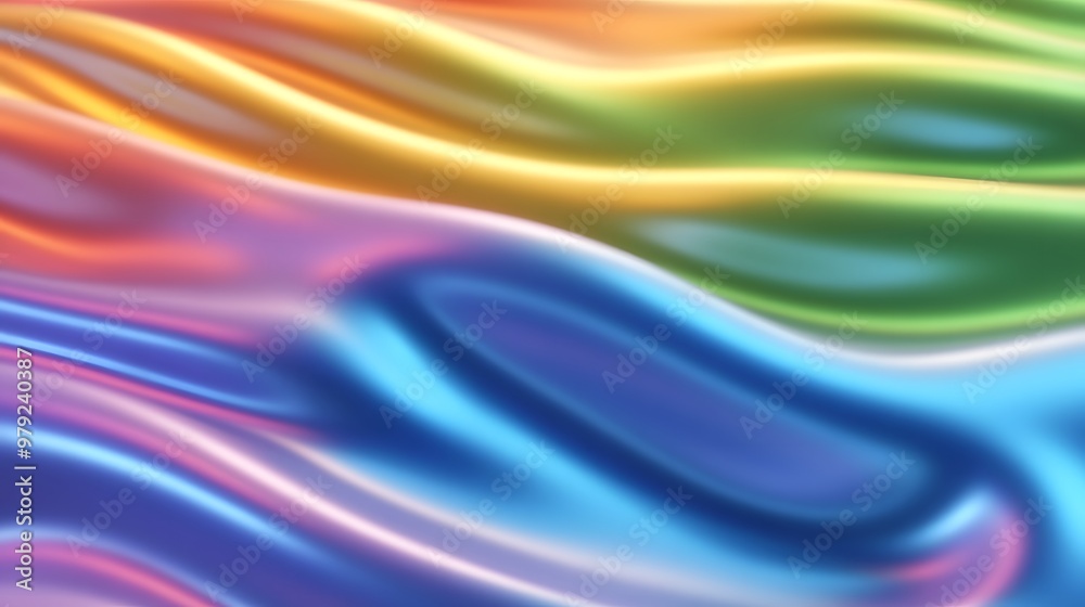 Abstract Rainbow Swirls Colorful Liquid Design Abstract Rainbow Swirls Colorful Liquid Design