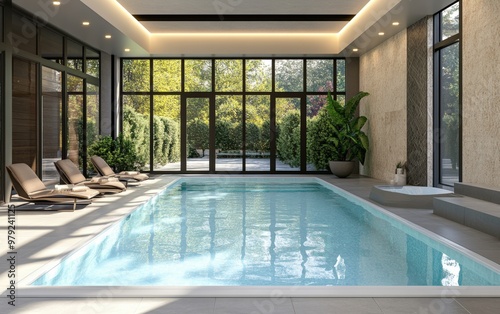 clean and beauty modern pool stock photo --ar 8:5 --v 6.1 Job ID: 1a5fe20d-95ac-4160-a84e-3b7e595fbdfd