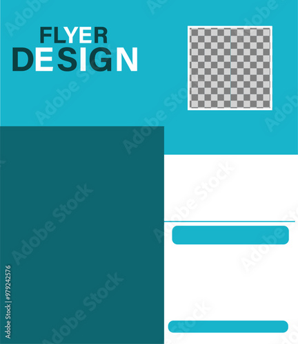 Poster cover book design template with space for photo background, Use for annual report, proposal, portfolio, brochure, flyer, leaflet, catalog, magazine, booklet, Vector template in A4 layout.