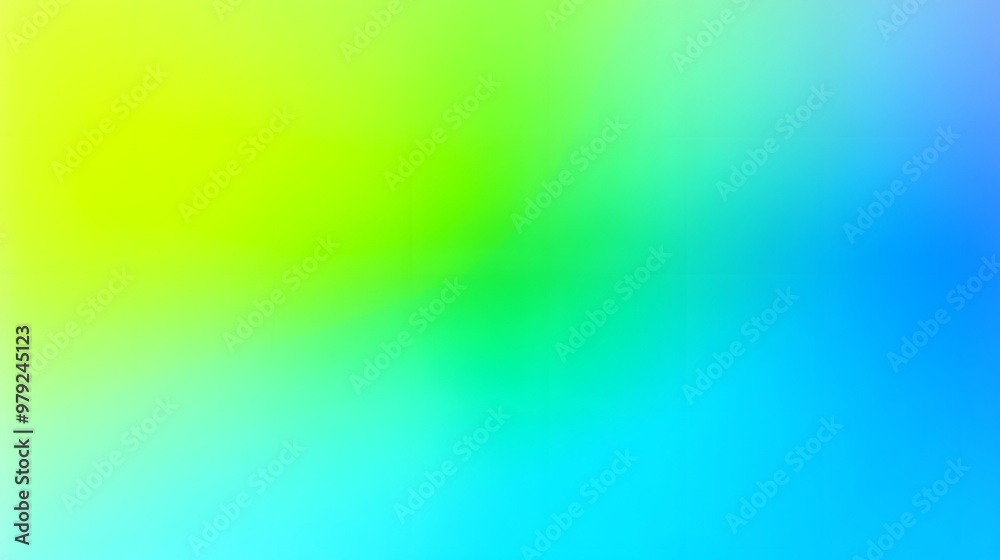 Fototapeta premium Abstract Gradient Background Yellow Green Blue