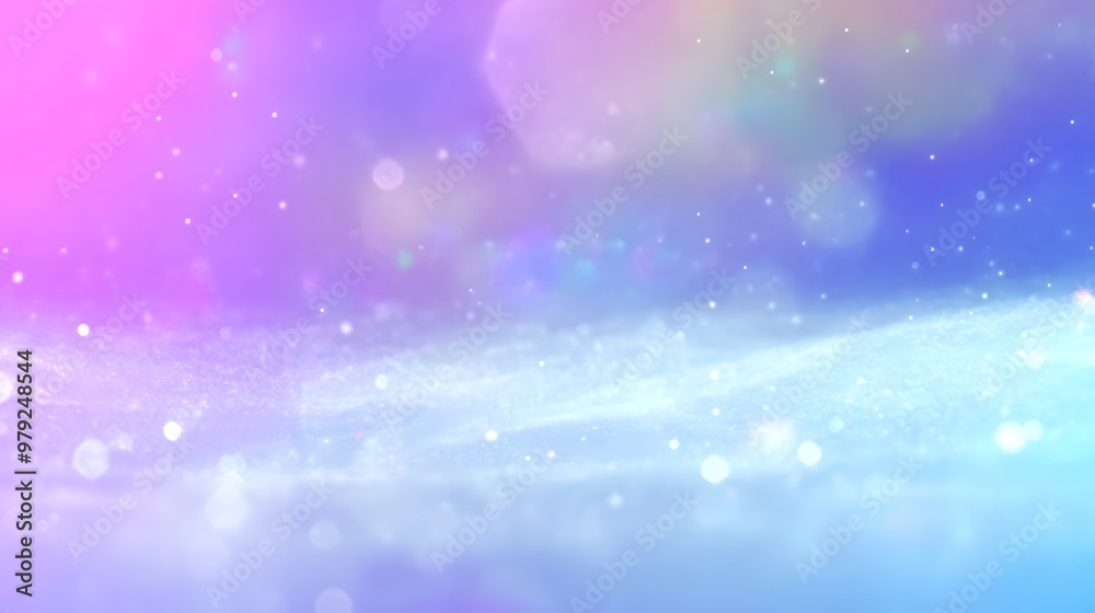Abstract Blue and Pink Blurred Background with Sparkle Bokeh Abstract Blue and Pink Blurred Background with Sparkle Bokeh