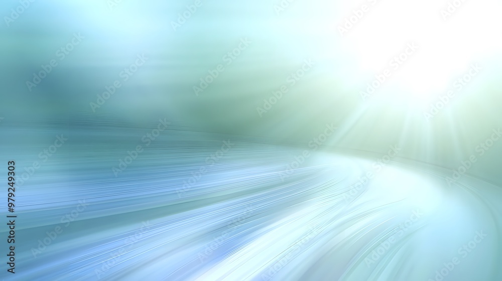 Abstract Blue and White Background with Light Rays Abstract Blue and White Background with Light Rays