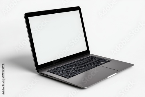 Laptop Mockup on Isolated white background created with Generative AI