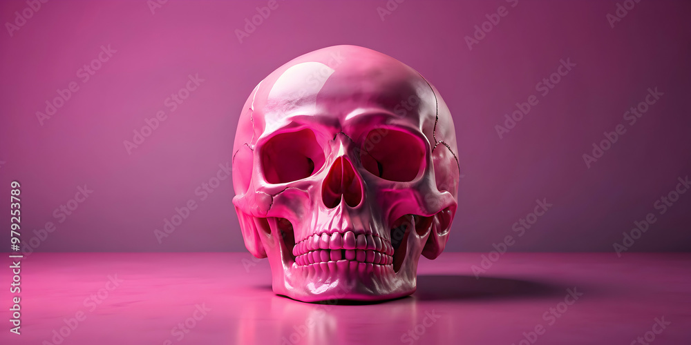 Abstract rendering of a pink human skull, skull, pink, abstract,render, anatomy, bone, head, digital,design, symbol, death Abstract rendering of a pink human skull, skull, pink, abstract,render, anatomy, bone, head, digital,design, symbol, death