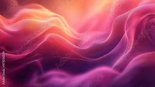 Swirling abstract colors blend softly in a mesmerizing display of hues showcasing vibrant pinks and purples against a glowing background
