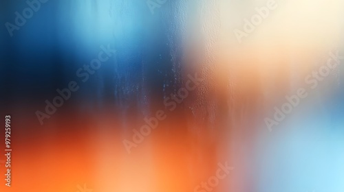 Abstract Blurred Background with Water Droplets