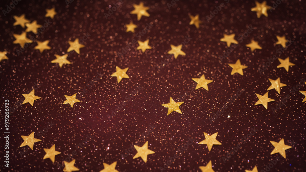 gold stars on a glitter background gold stars on a glitter background