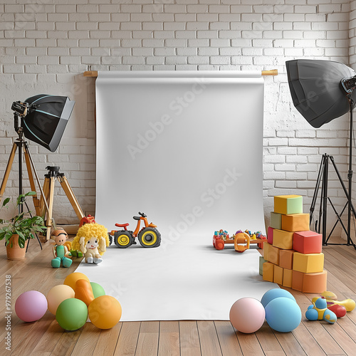 lernen, spielen, fotoshooting, bauklötze, kinderzimmer, kita, kindertagesstätte, kindergarten, grippe, spielzimmer, spielraum, spielzeug, wand, raum, backstein, innenausstattung, stuhl, böden, archite photo