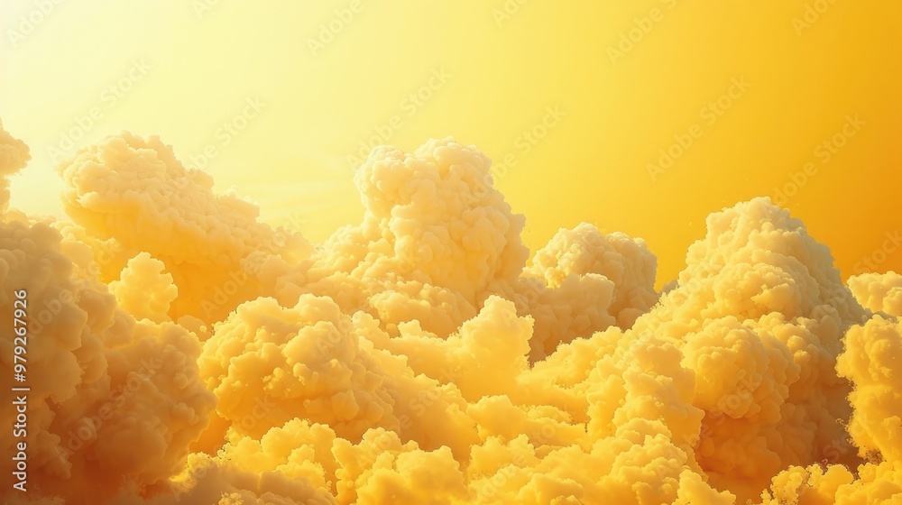 Dramatic glowing cloudscape in warm golden sunlight Fluffy billowing cumulus clouds against a serene ethereal sky backdrop Scenic picturesque landscape with a dreamlike transcendent atmosphere Dramatic glowing cloudscape in warm golden sunlight Fluffy billowing cumulus clouds against a serene ethereal sky backdrop Scenic picturesque landscape with a dreamlike transcendent atmosphere