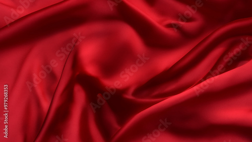 red satin background