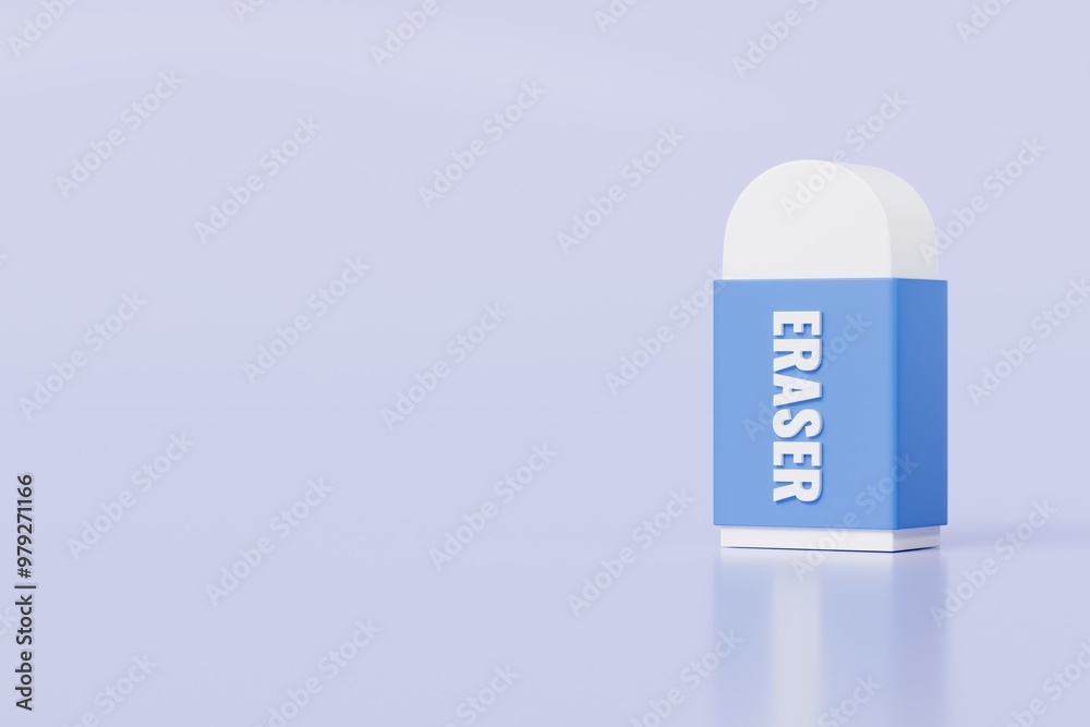 3d Eraser icon on isolated purple background. Element for back to school, Children learning and online education banners concept. Minimal Eraser education tool school creative design icon. .3d render. 3d Eraser icon on isolated purple background. Element for back to school, Children learning and online education banners concept. Minimal Eraser education tool school creative design icon. .3d render.