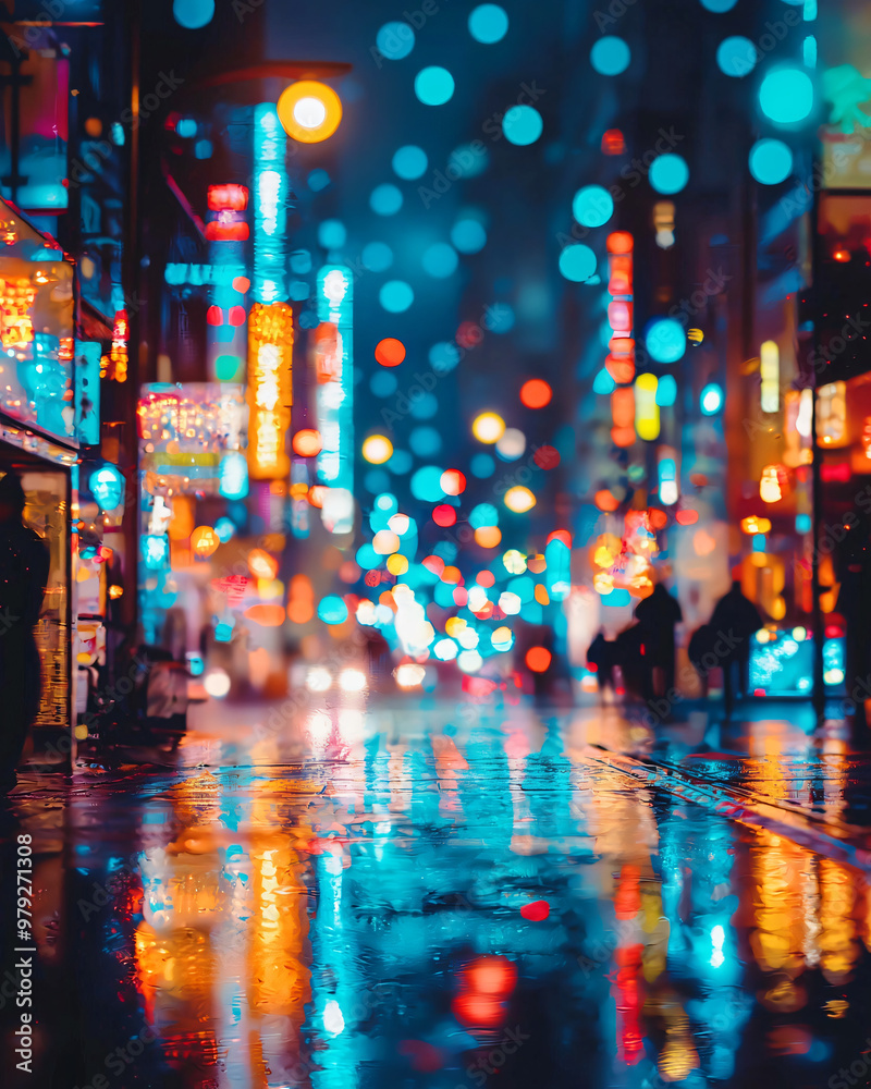 Fototapeta premium High-Quality Bokeh Background Wallpaper: Elegant Blur Effect for Stunning Visual Depth