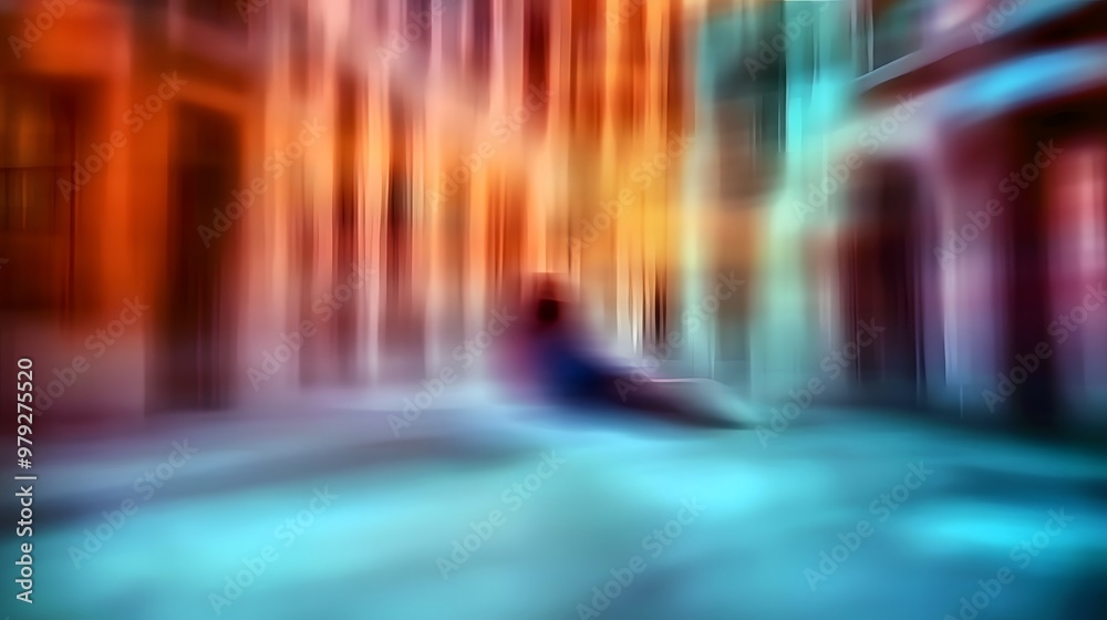 Obraz premium Abstract Blurred Cityscape Background