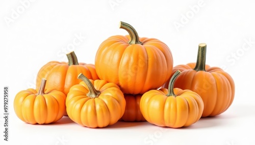  Autumns bounty captured in a stack of vibrant pumpkins