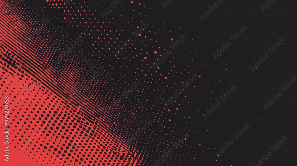 Fototapeta premium A black and red background with a red line