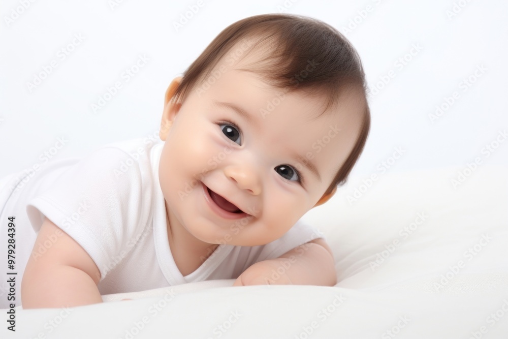 Little baby boy portrait smiling smile photo. Little baby boy portrait smiling smile photo.