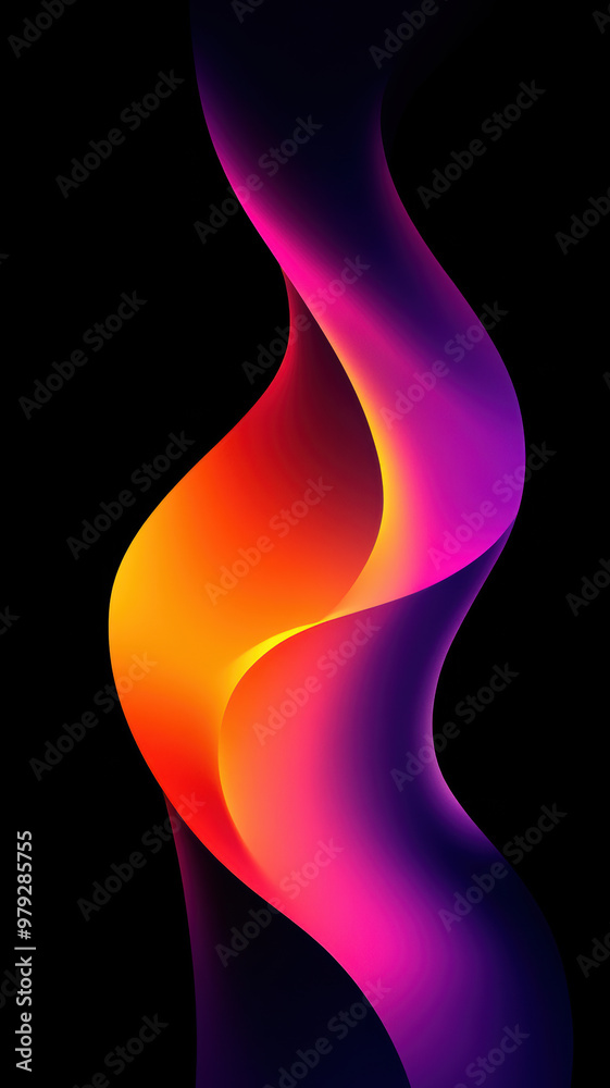 Naklejka premium Abstract Gradient of Light and Color