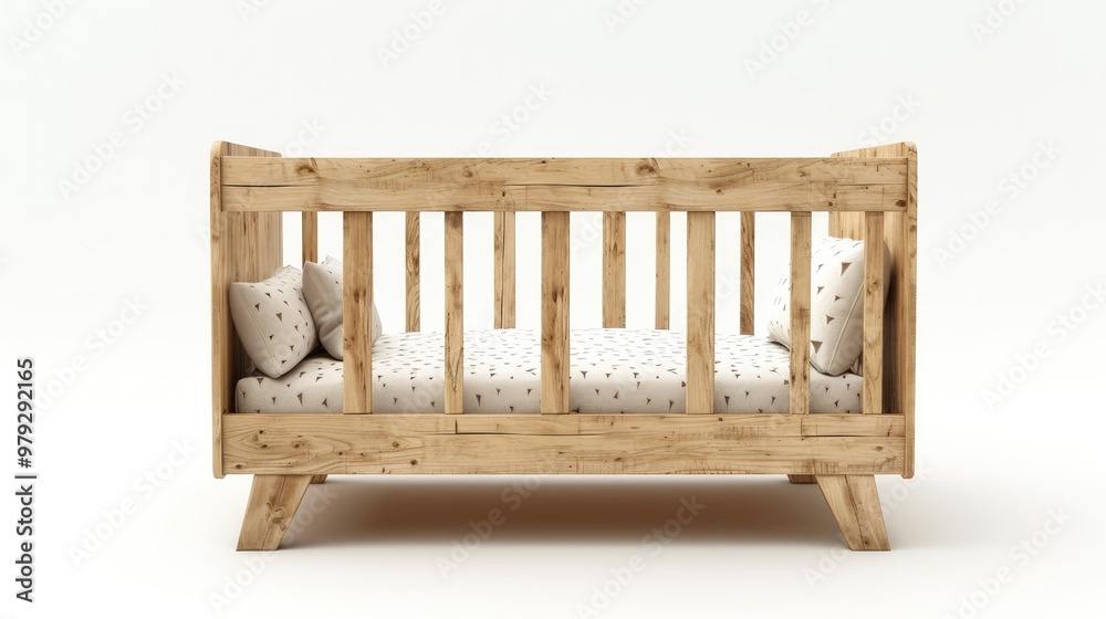 Minimalist and Cozy Wooden Crib in a Peaceful Nursery Setting Natural Organic Design for a Comfortable and Relaxing Baby s Room Minimalist and Cozy Wooden Crib in a Peaceful Nursery Setting Natural Organic Design for a Comfortable and Relaxing Baby s Room