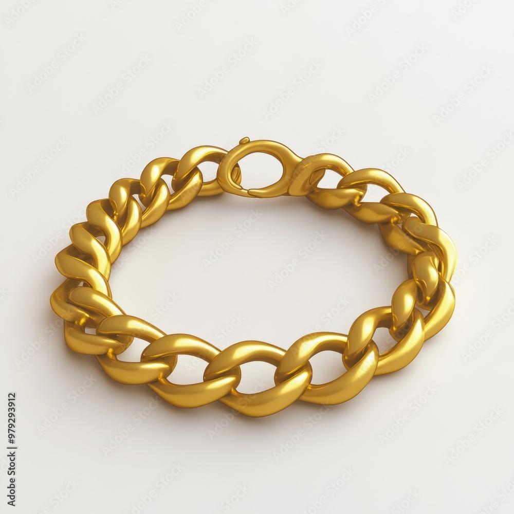 Obraz premium Gold Chain Bracelet.