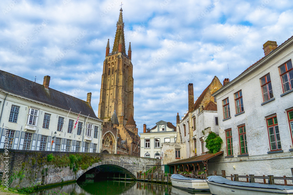 Fototapeta premium Church of Our Lady, Bruges, Belgium