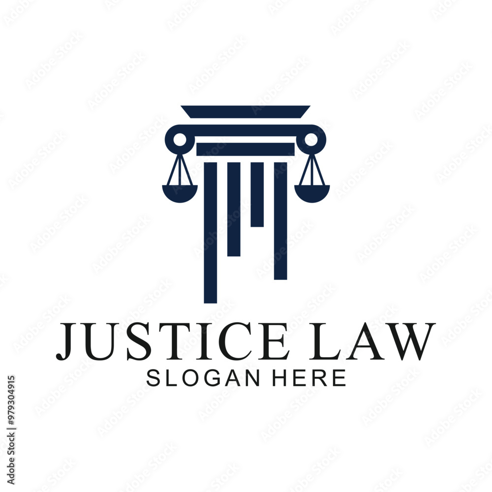 law logo with pillars of justice symbol concept, creative premium of lawyer and law office law logo with pillars of justice symbol concept, creative premium of lawyer and law office