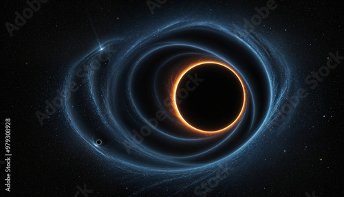 Black Hole in Space Graphic Resource