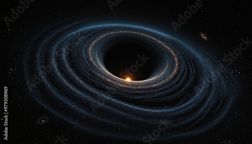 Black Hole in Space Graphic Resource