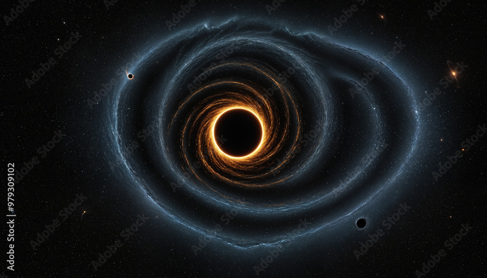 Black Hole in Space Graphic Resource