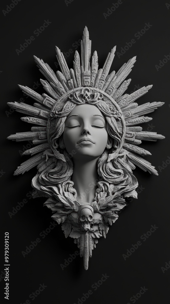 Stone Angel Relief. Stone Angel Relief.