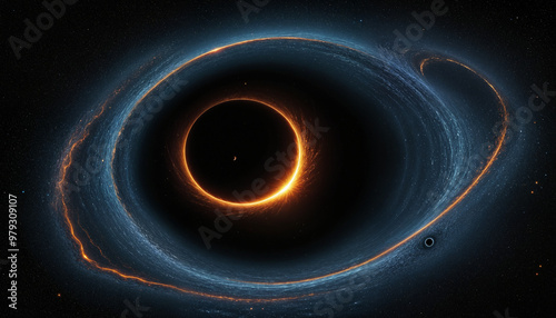 Black Hole in Space Graphic Resource